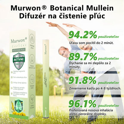 🇸🇰 Vysoko kvalitný slovenský výrobok s doručením v rámci krajiny 🏠 Murwon® bylinný inhalátor na čistenie pľúc 🍏 (👨‍⚕️ Účinná pomoc: kašeľ, zápal hrtana, krátenie dychu, hlieny, ucpaný nos, bronchitída, alergické príznaky a pľúcne ťažkosti) ❤️