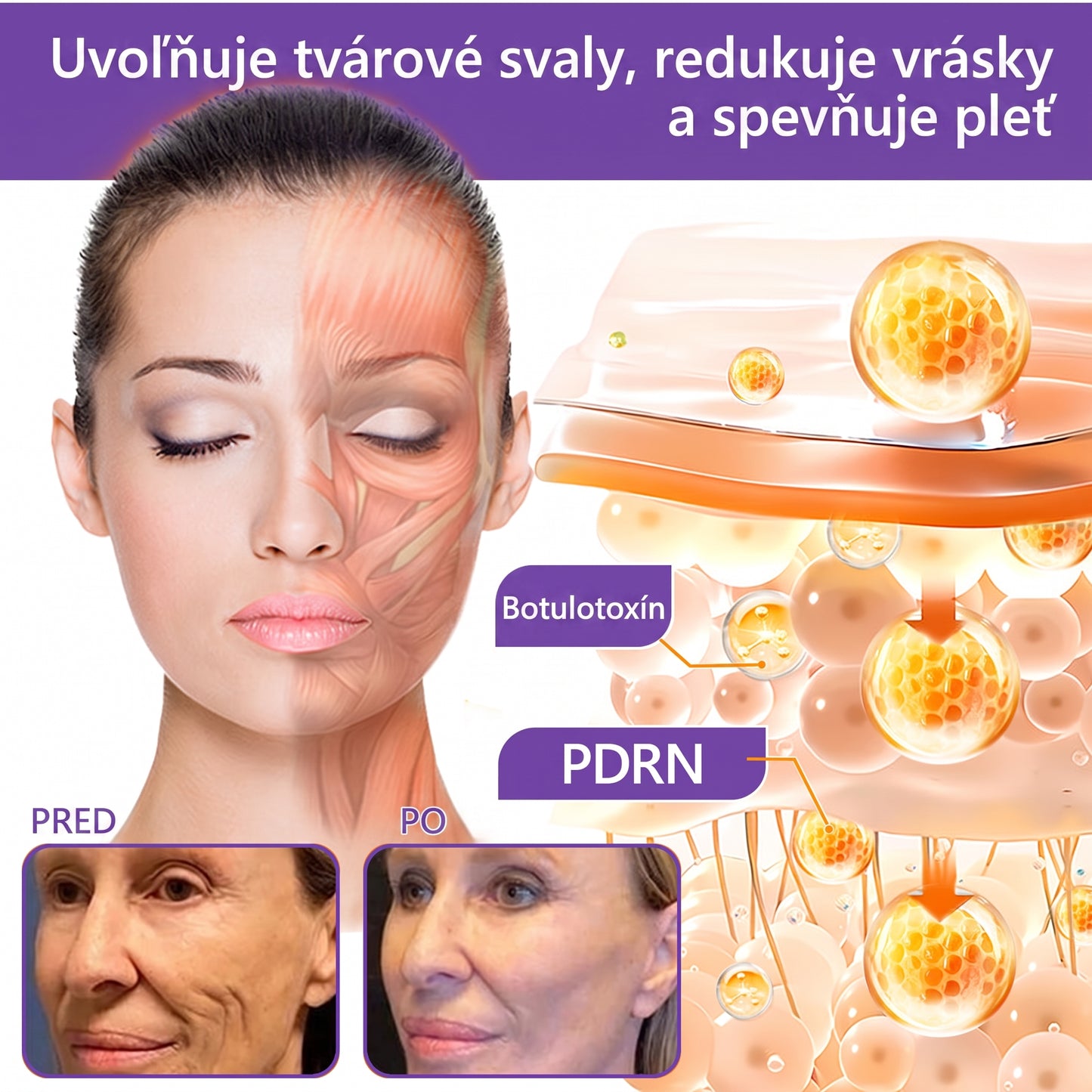 Vitalisys®❤️ PDRN Multi-Peptide Masážny telový krém s valčekom — proti starnutiu, hydratuje, spevňuje a nadvihuje pokožku, podporuje jej regeneráciu, zjednocuje tón pleti a pomáha zlepšiť vzhľad nedokonalostí a tmavých škvŕn.🍇