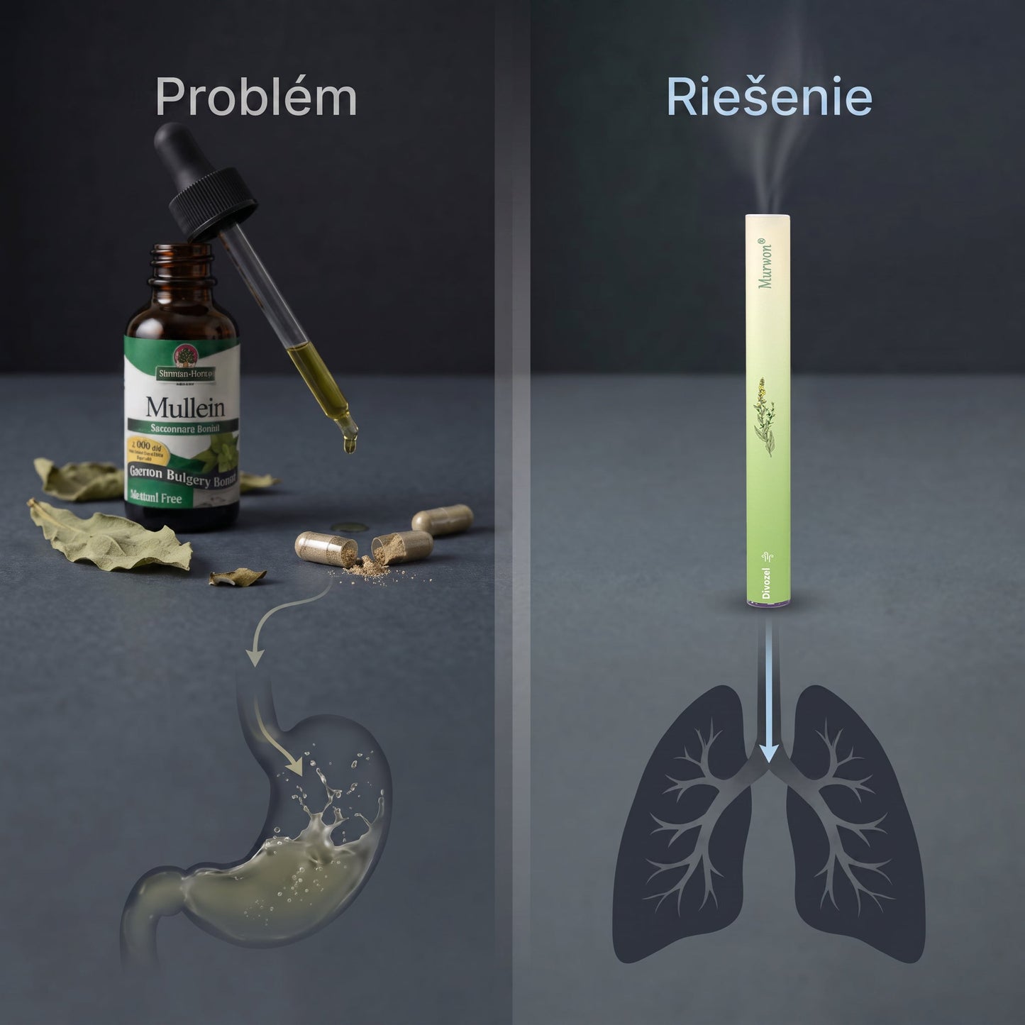 🇸🇰 Vysoko kvalitný slovenský výrobok s doručením v rámci krajiny 🏠 Murwon® bylinný inhalátor na čistenie pľúc 🍏 (👨‍⚕️ Účinná pomoc: kašeľ, zápal hrtana, krátenie dychu, hlieny, ucpaný nos, bronchitída, alergické príznaky a pľúcne ťažkosti) ❤️
