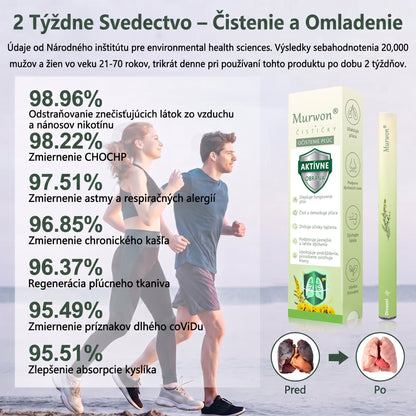🇸🇰 Vysoko kvalitný slovenský výrobok s doručením v rámci krajiny 🏠 Murwon® bylinný inhalátor na čistenie pľúc 🍏 (👨‍⚕️ Účinná pomoc: kašeľ, zápal hrtana, krátenie dychu, hlieny, ucpaný nos, bronchitída, alergické príznaky a pľúcne ťažkosti) ❤️